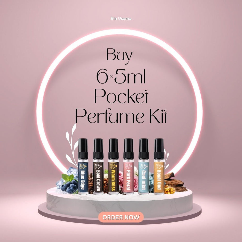 Pocket perfume Kit (6 × 5ml) - Bin Usama