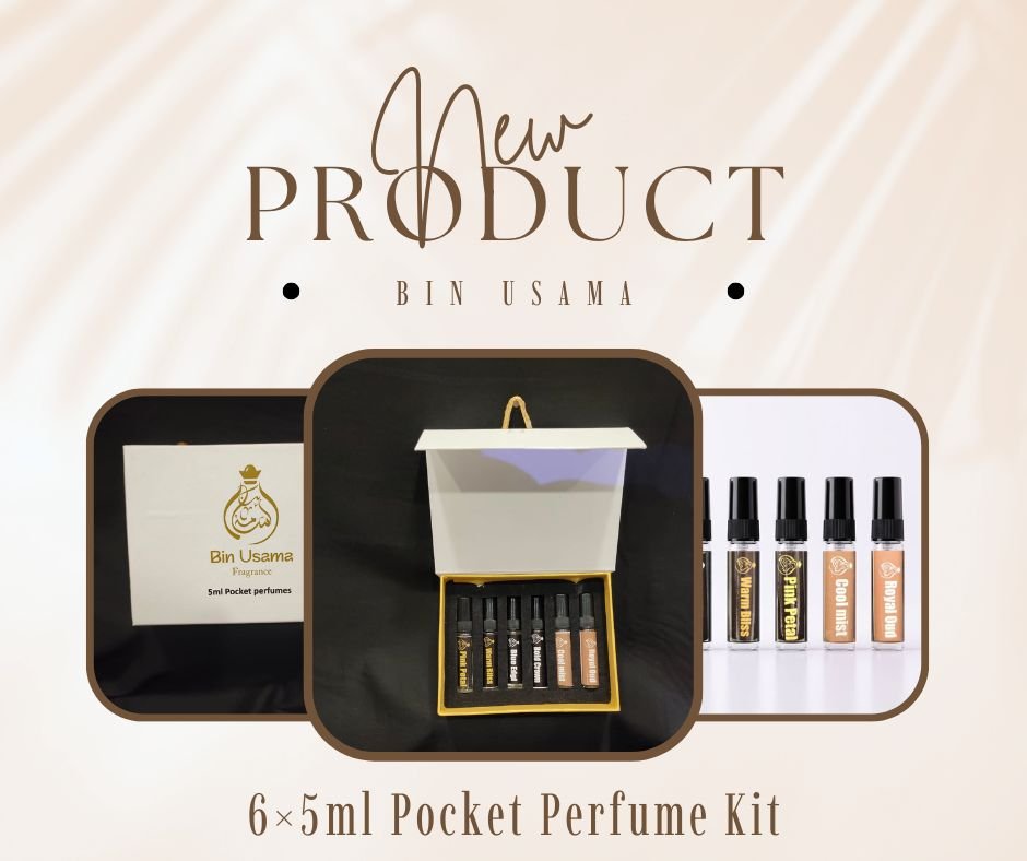 Pocket perfume Kit (6 × 5ml) - Bin Usama